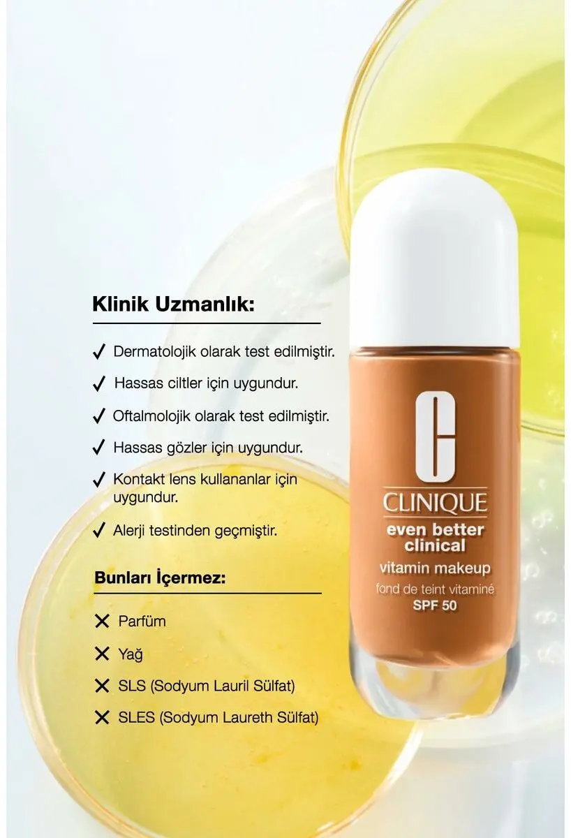 Clinique Even Better Nº 3-Light Warm SPF 50 Crème Make-up 30ml