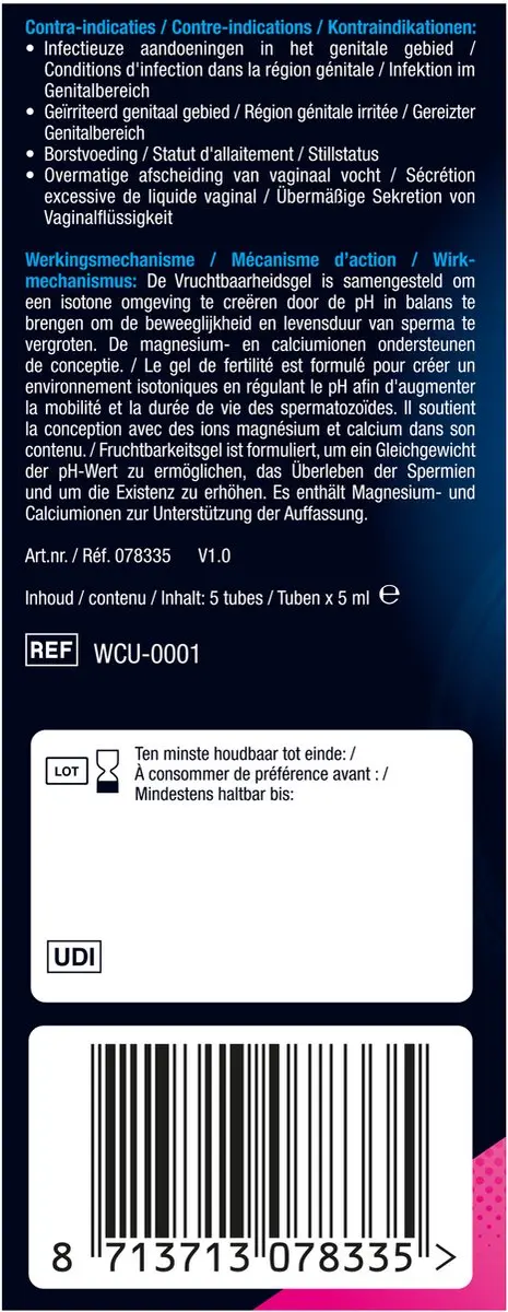 Lucovitaal Vruchtbaarheidsgel 5ml - 5 Stuks