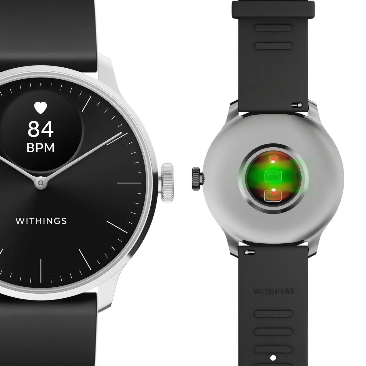Withings ScanWatch Light - 37mm - Hybride Smartwatch - Zwart