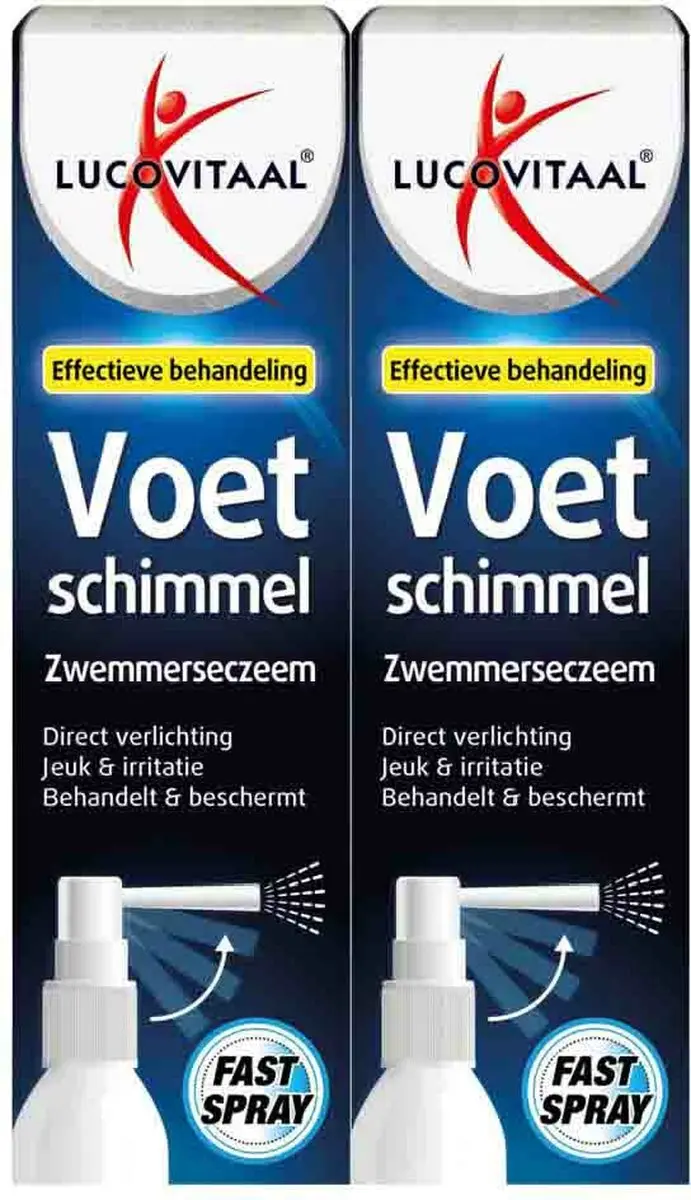 Lucovitaal Voetschimmel Eczeem Spray 2x25ml