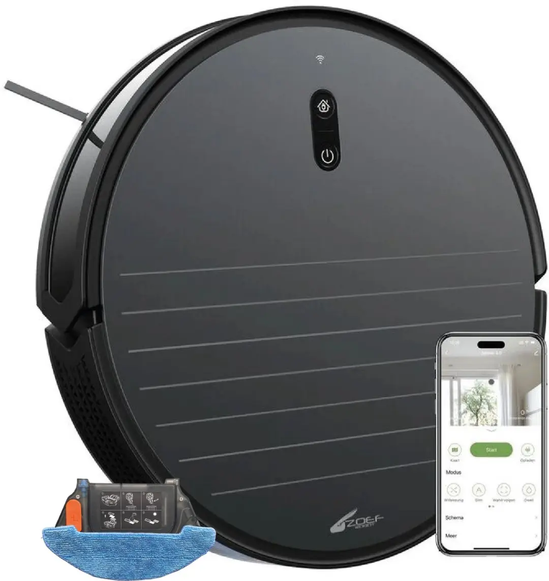 Zoef Robot Jannie 4.1 Robotstofzuiger 2-in-1