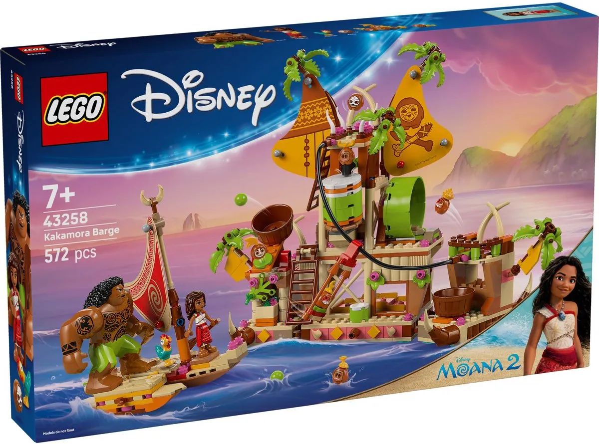 LEGO Disney Vaiana Kakamora Boot 43258 - 572 Stukken - Multicolor