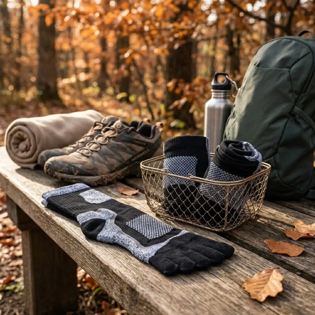 NUVEX Outdoor Sokken Heren 43-46 Halflange - 3 Paar