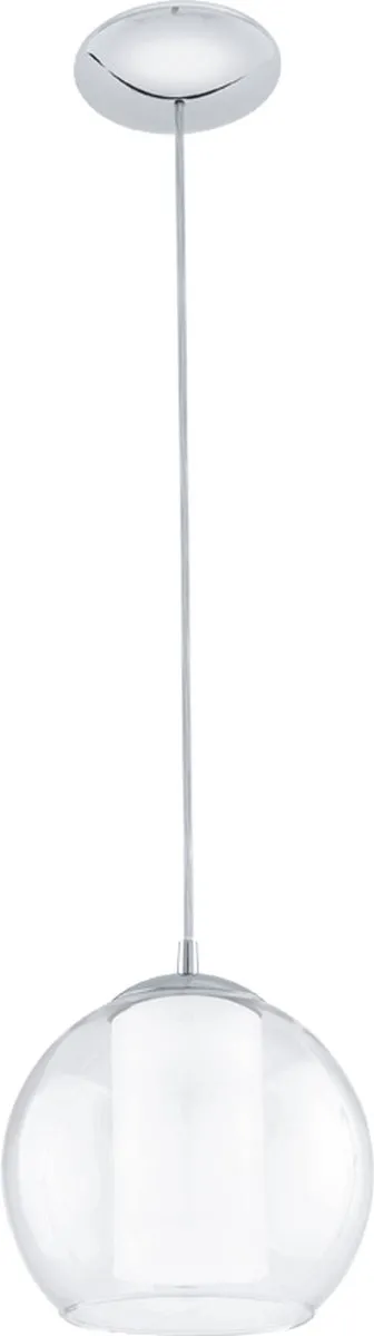 Eglo Bolsano Hanglamp 3 Lichts Ø20cm - Chroom/Wit