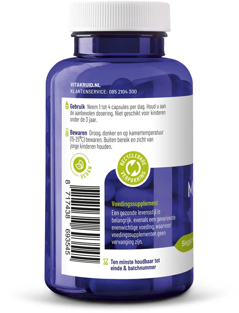 Vitakruid Magnesium Elite Complex 180 Vegancapsules - 2x90