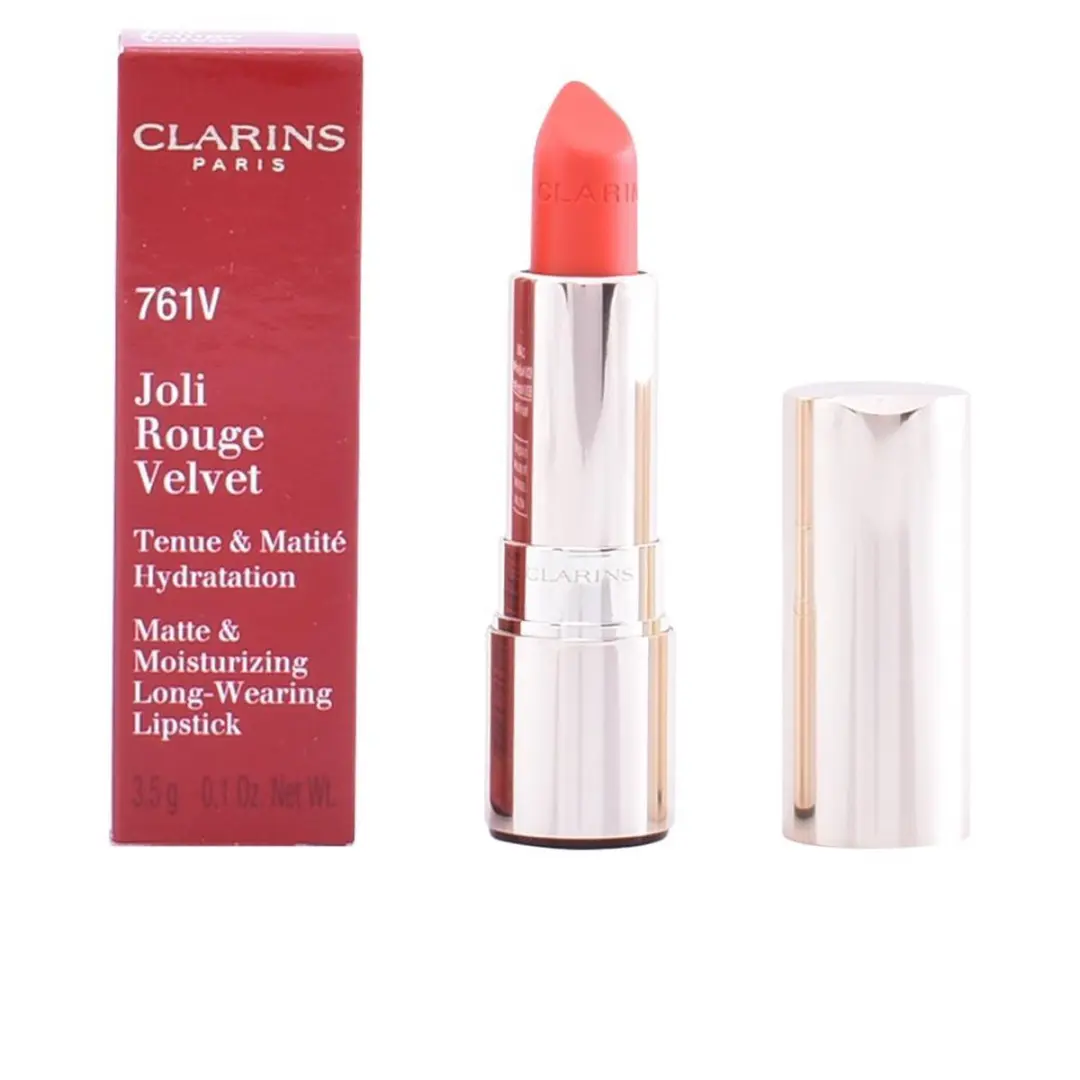 Clarins Joli Rouge Velvet Lipstick 761V - Spicy Chili