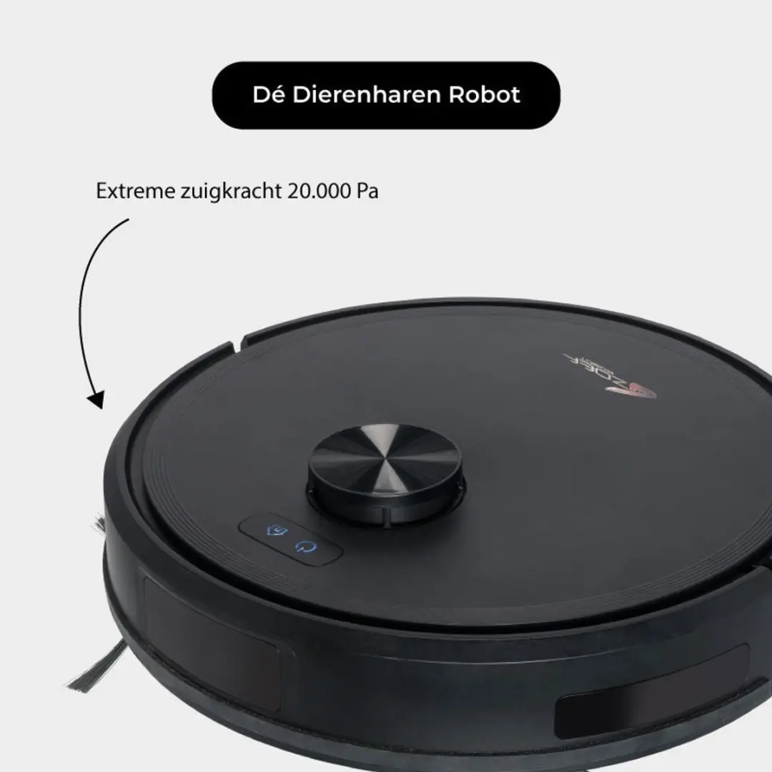 Zoef Robot Bep 5.0 Robotstofzuiger - 20.000Pa - Zwart