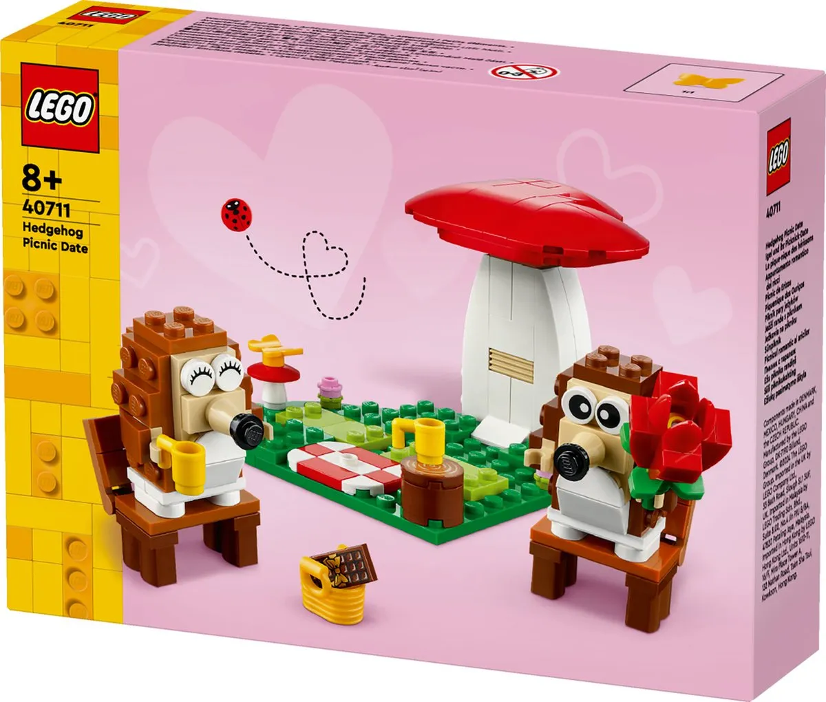 LEGO Classic Egel Picknick Date 40711 - Meerkleurig