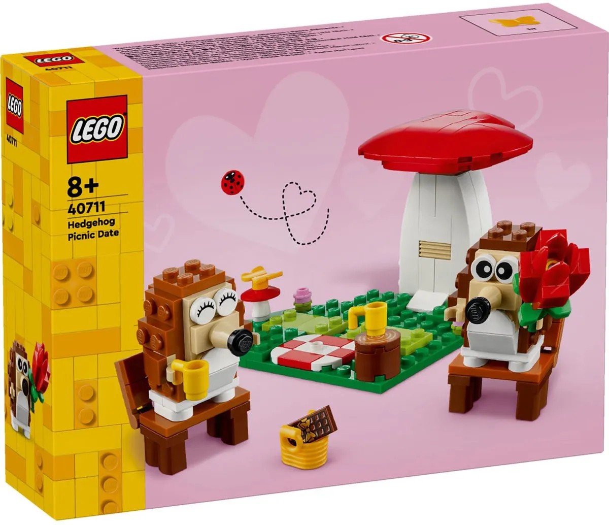 LEGO Classic Egel Picknick Date 40711 - Meerkleurig