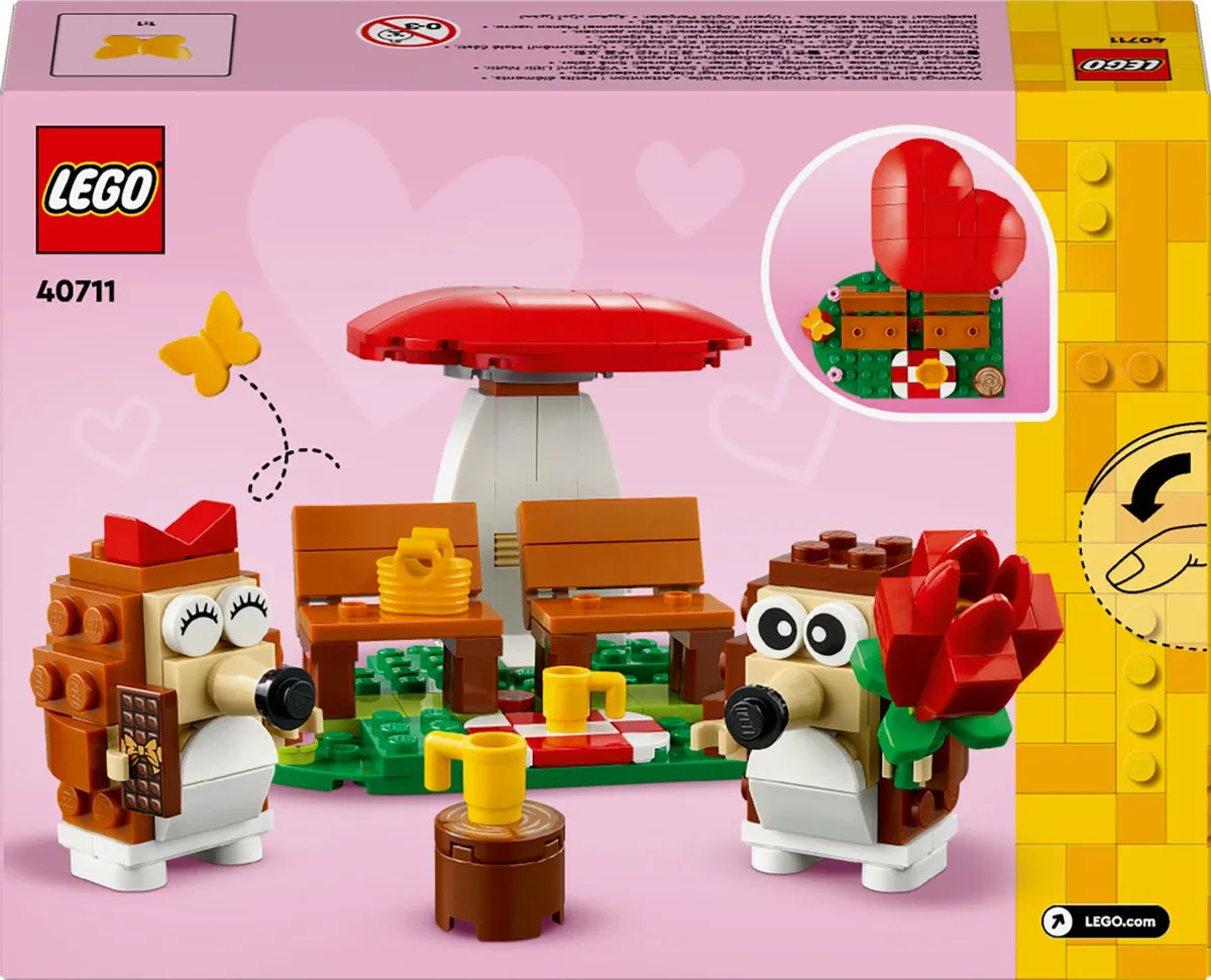 LEGO Classic Egel Picknick Date 40711 - Meerkleurig