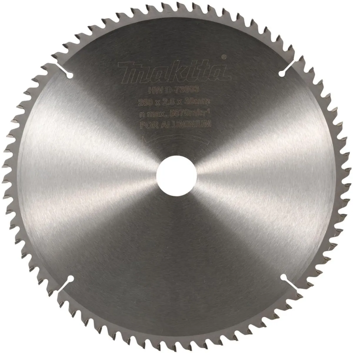 Makita D-73003 Afkortzaagblad Aluminium 260mm - 70T
