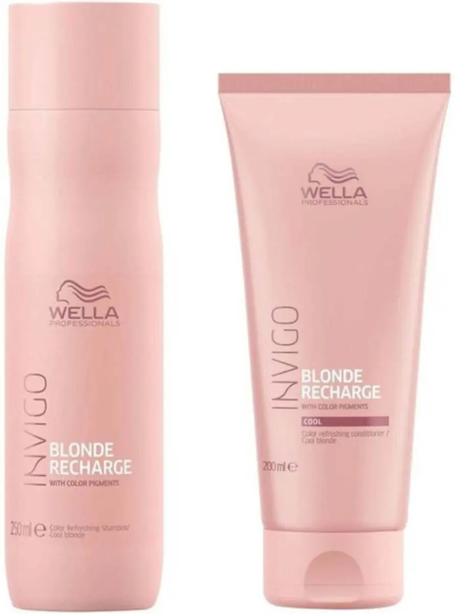 Wella Professionals Invigo Color Recharge Cool Blond Duo Set - 250+200ml