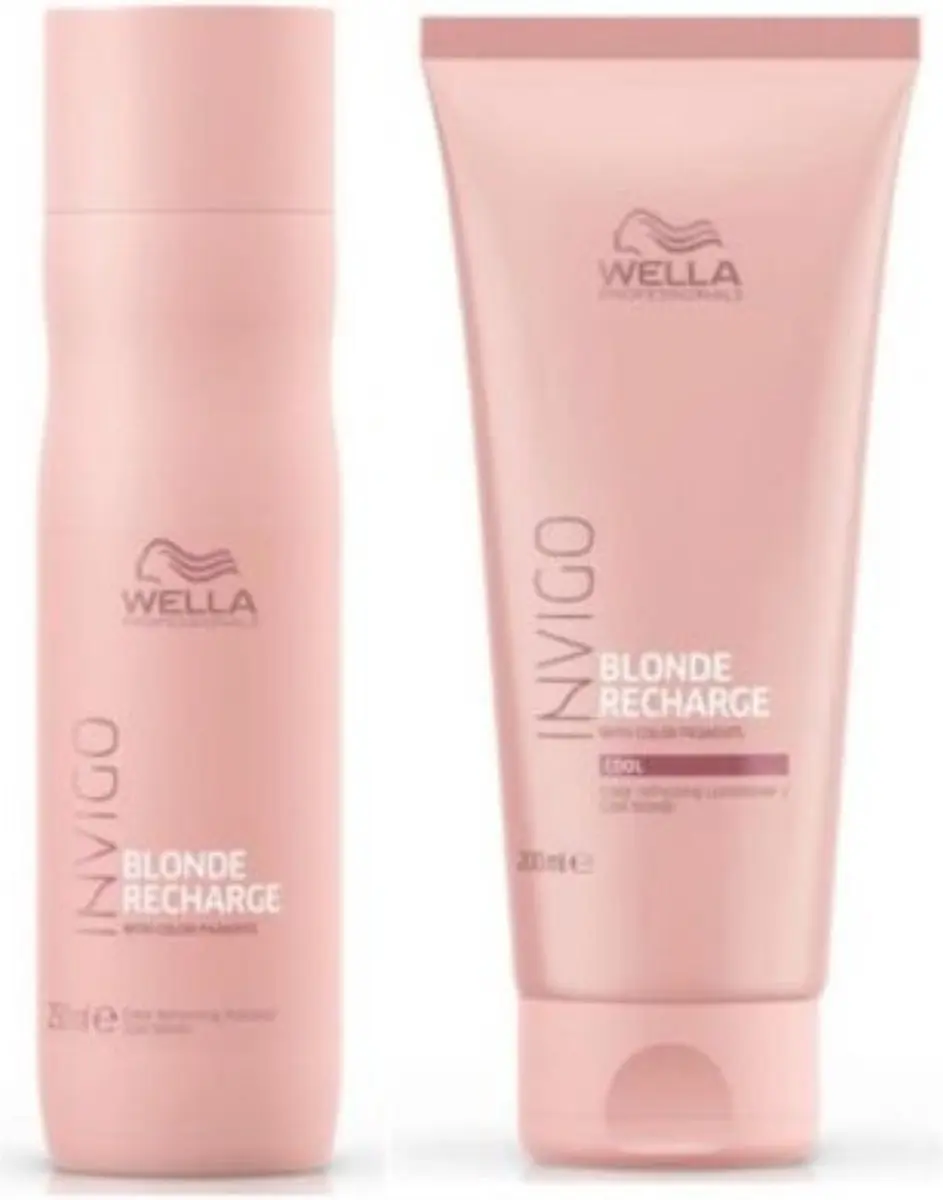 Wella Professionals Invigo Color Recharge Cool Blond Duo Set - 250+200ml