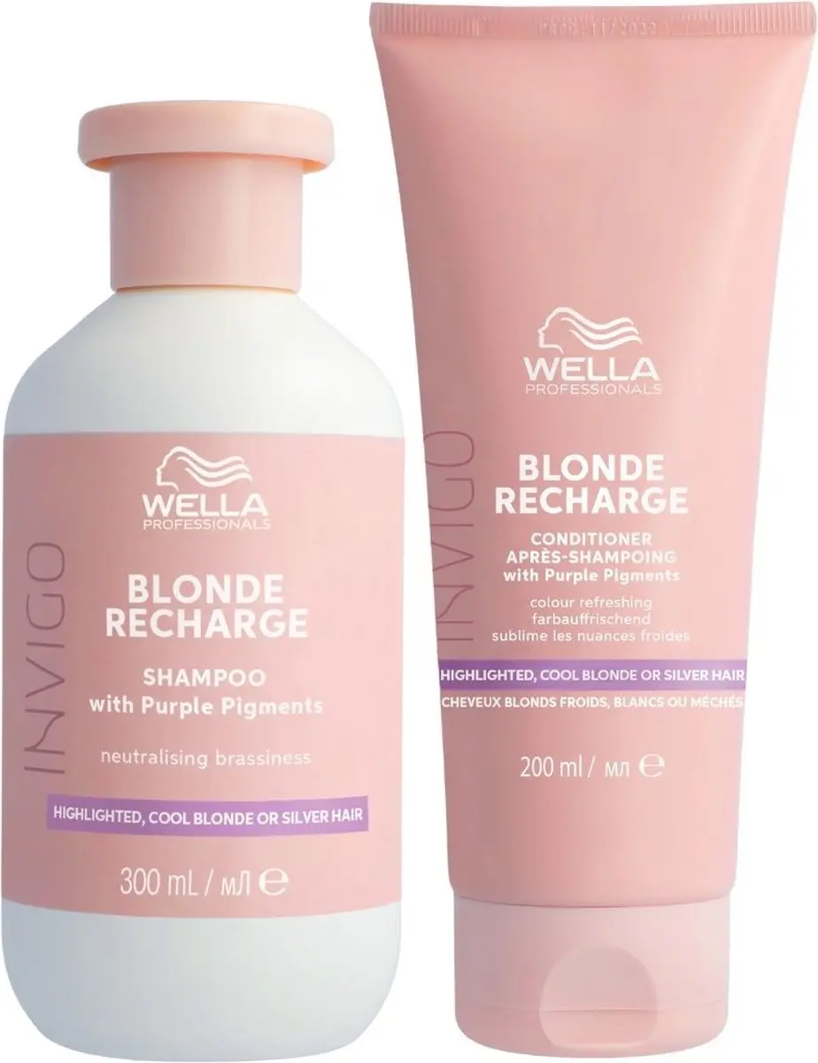 Wella Professionals Invigo Color Recharge Cool Blond Duo Set