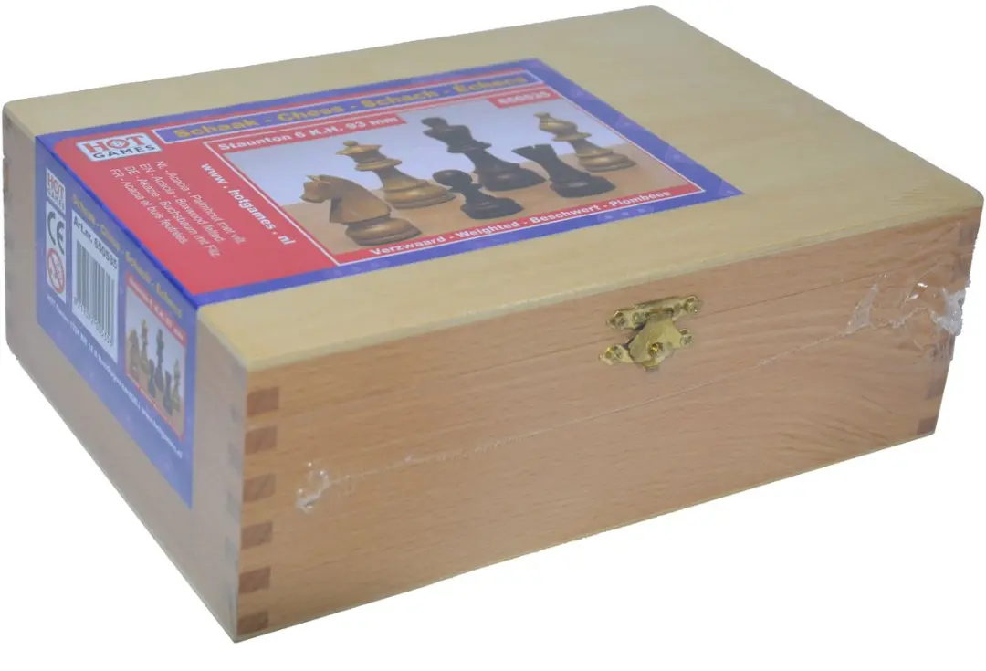 HOT Games Jacques Staunton Schaakstukken Maat 6 - 650535