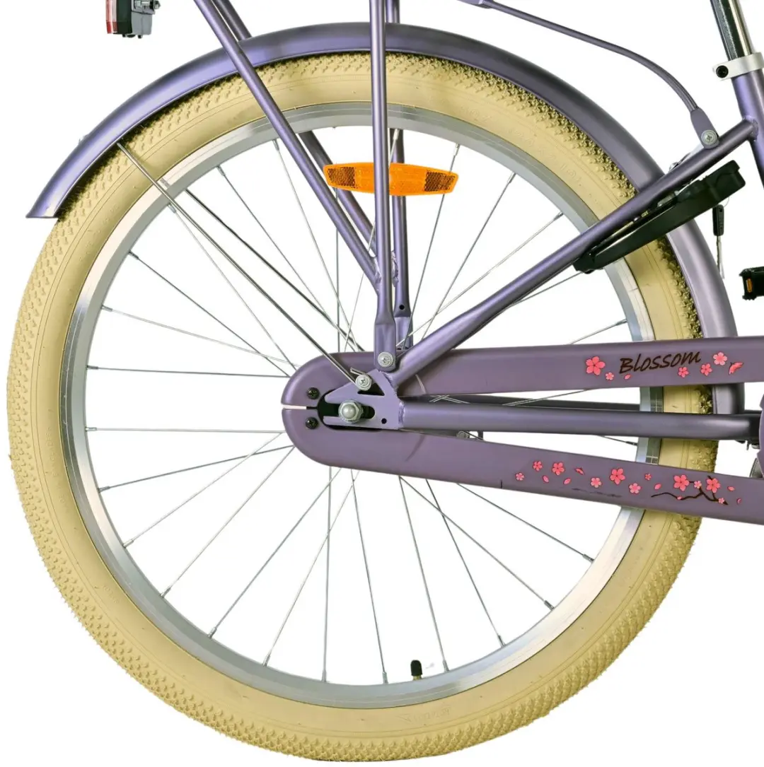 Volare Blossom Kinderfiets 24" - 1 Versnelling - Paars - afbeelding 6 van 6
