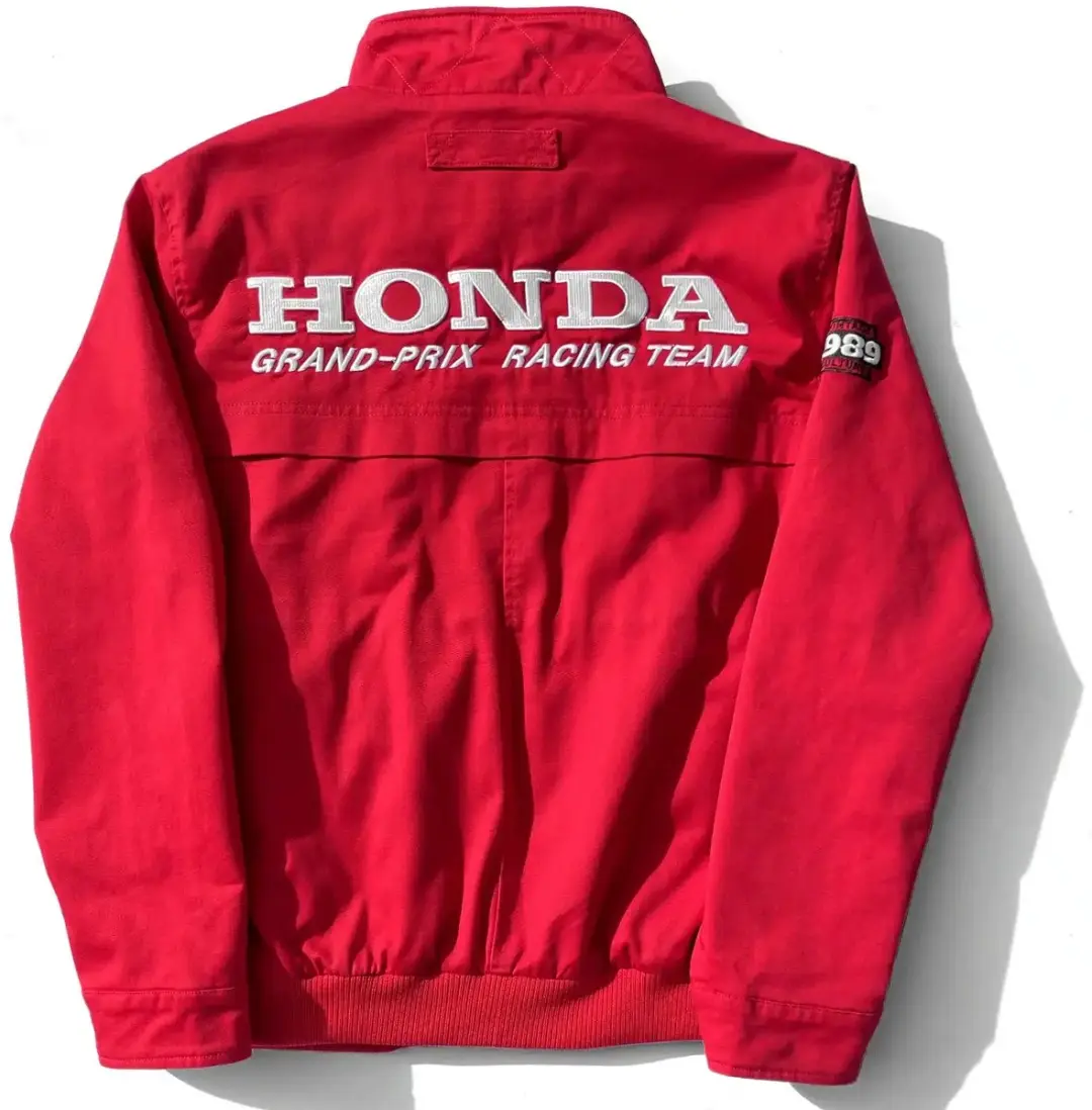 Honda Vintage F1 Twill Jacket M - 1989 Grand Prix Racing Team - Rood
