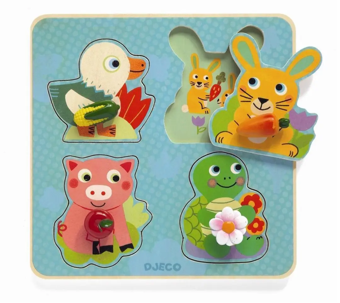 Djeco Croc-carrot - 4 Stuks