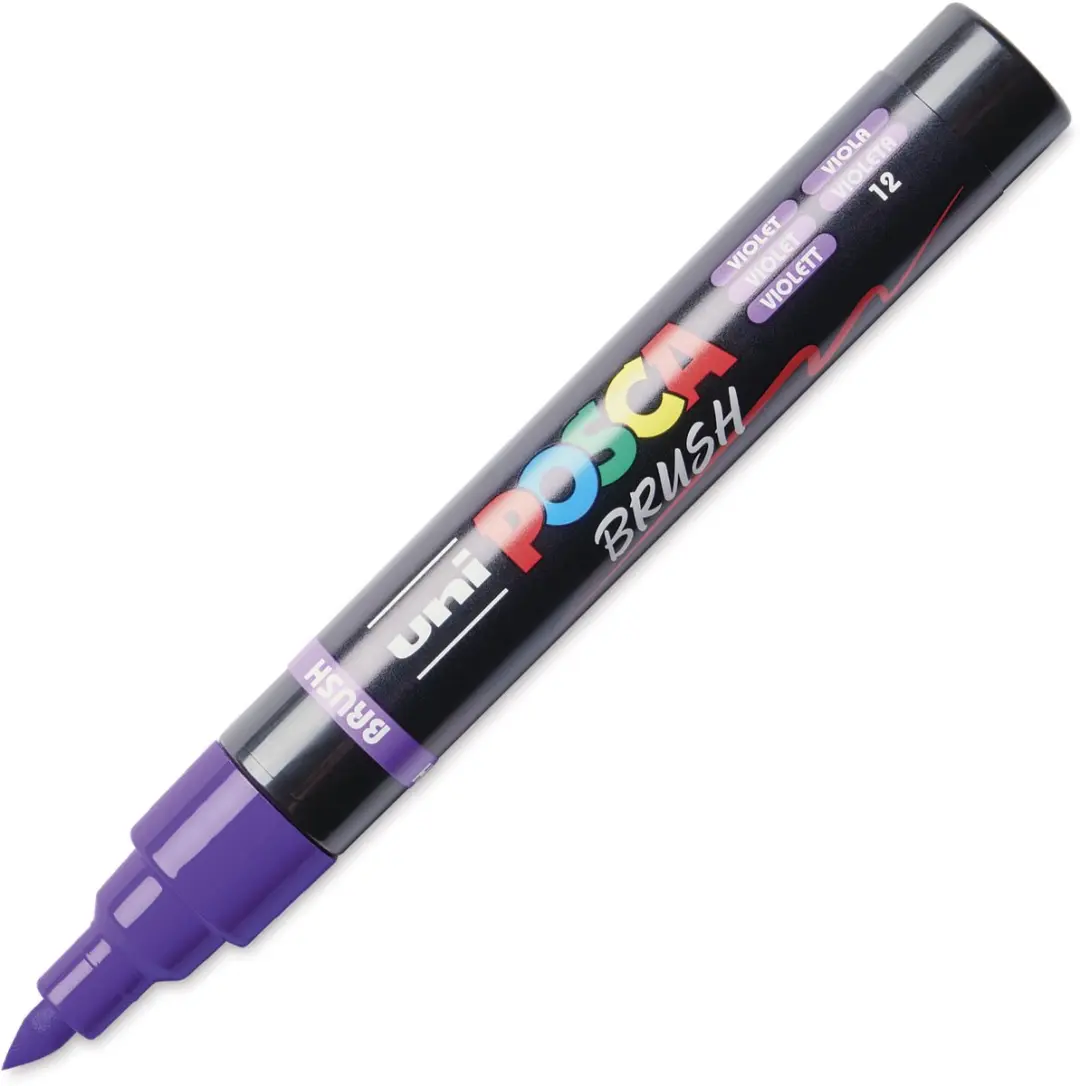 Posca Uni Brushmarker PC5BR Violet
