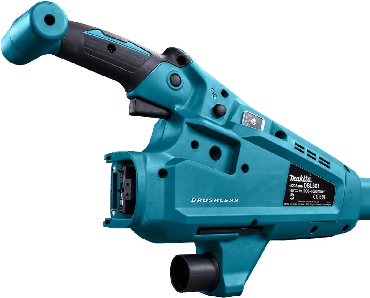 Makita DSL801ZU Accu Langnek Schuurmachine 225mm - AWS