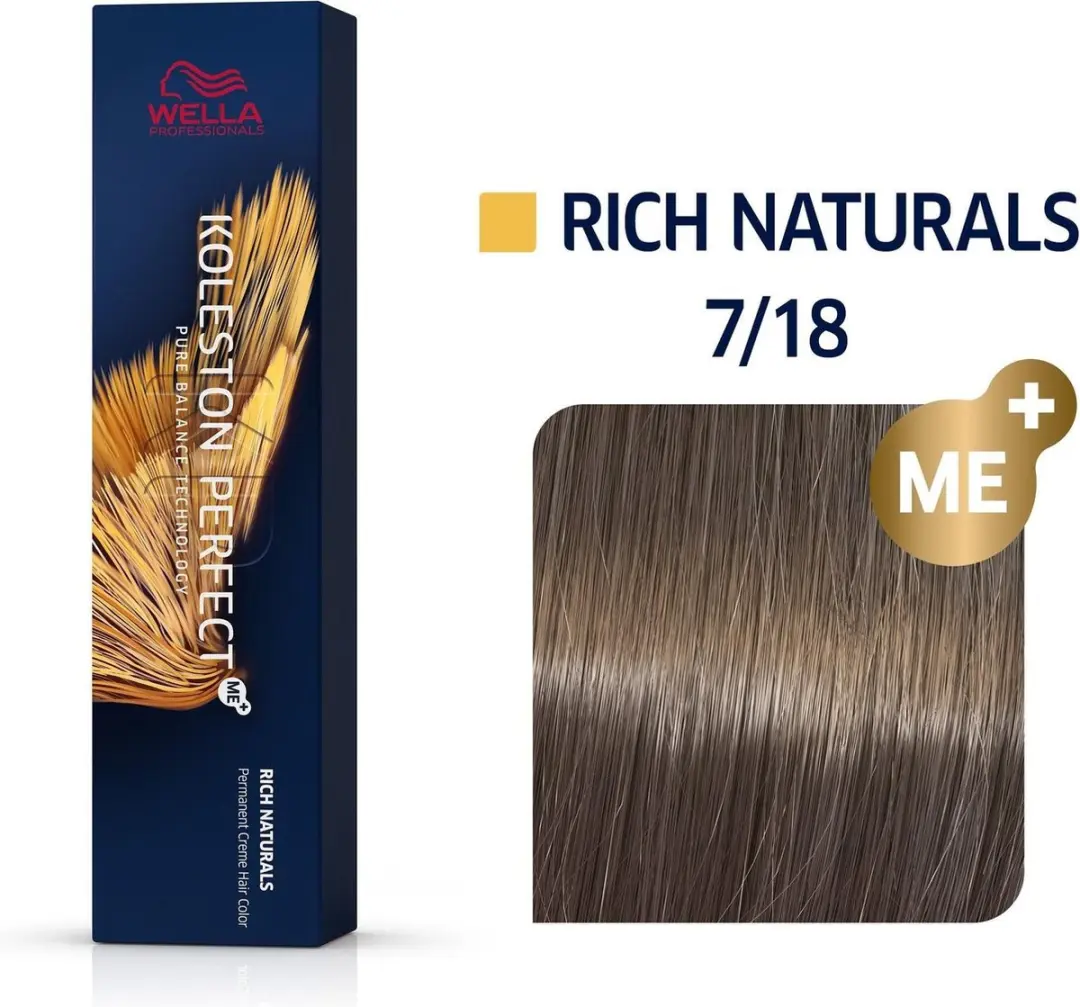Wella Professionals Koleston Perfect Me+ Haarverf 7/18 60ml