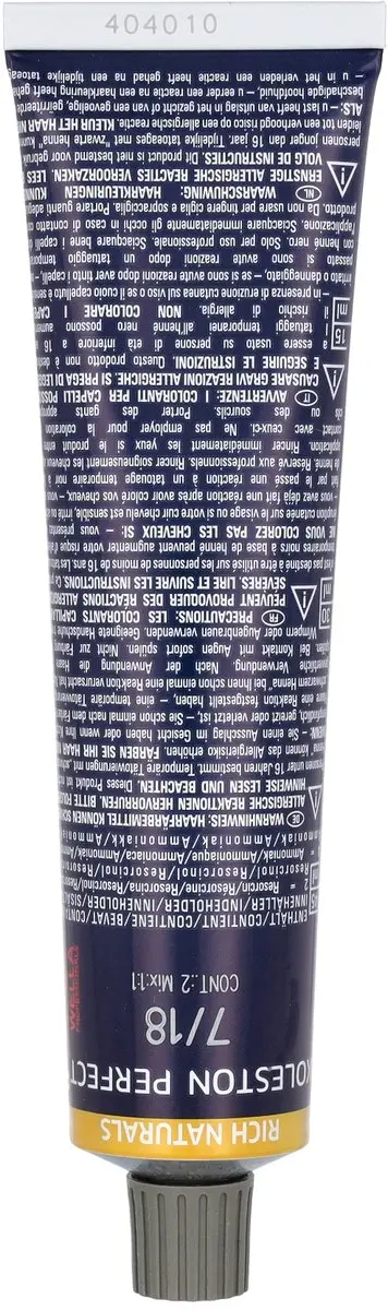 Wella Professionals Koleston Perfect Me+ Haarverf 7/18 60ml - afbeelding 6 van 6