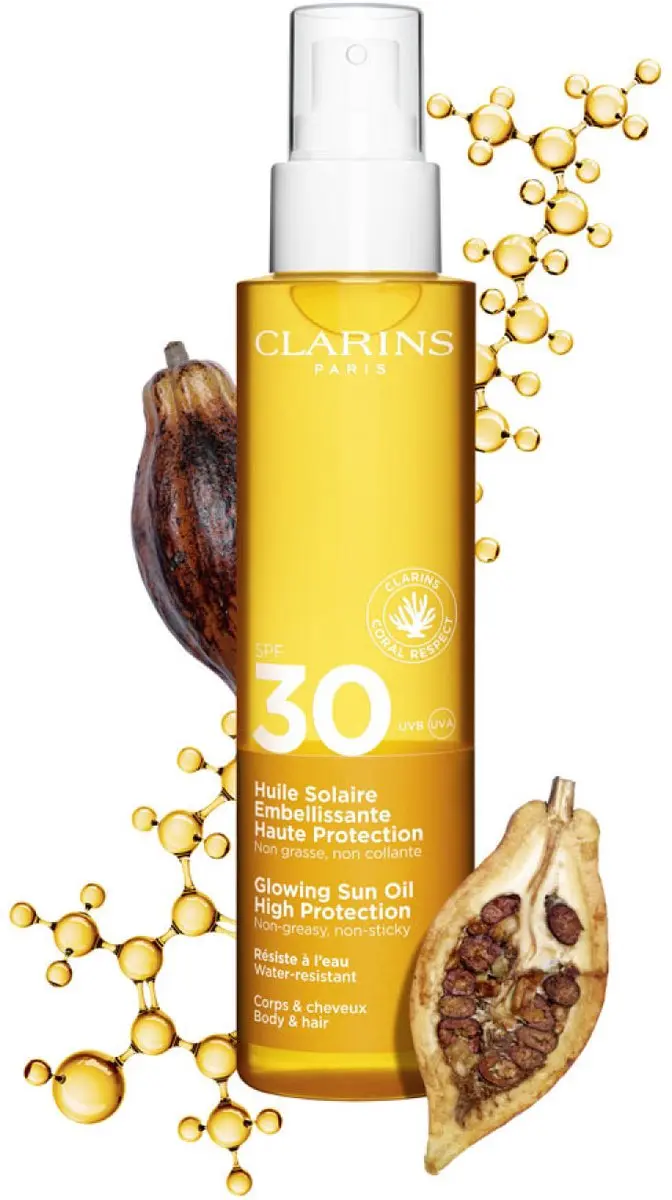 Clarins Sun Care Glowing Sun Oil Zonneolie 150ml - afbeelding 6 van 6