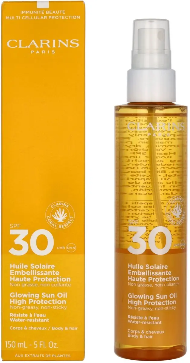 Clarins Sun Care Glowing Sun Oil Zonneolie 150ml