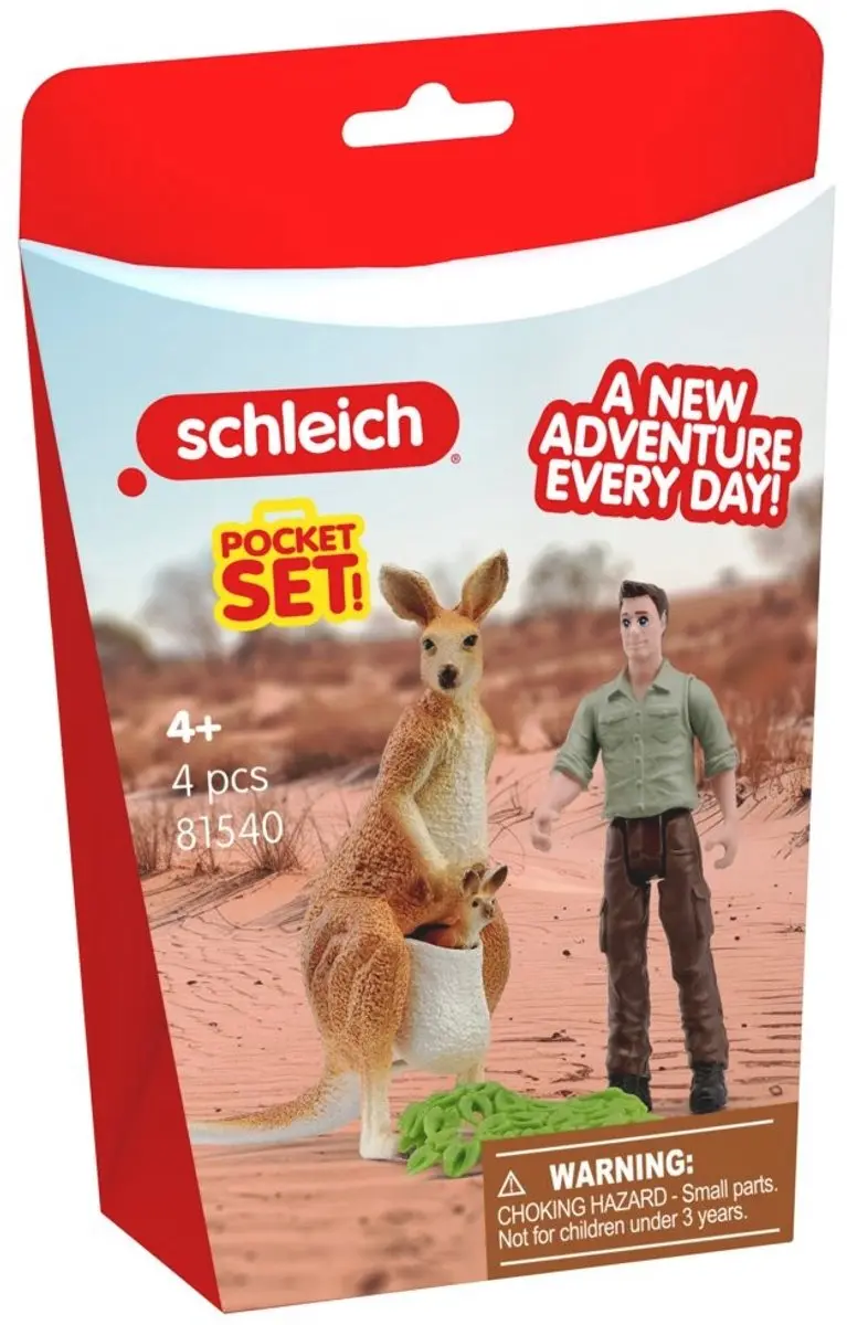 Schleich WILD LIFE Kangoeroetour met Ranger 81540 - Meerkleurig