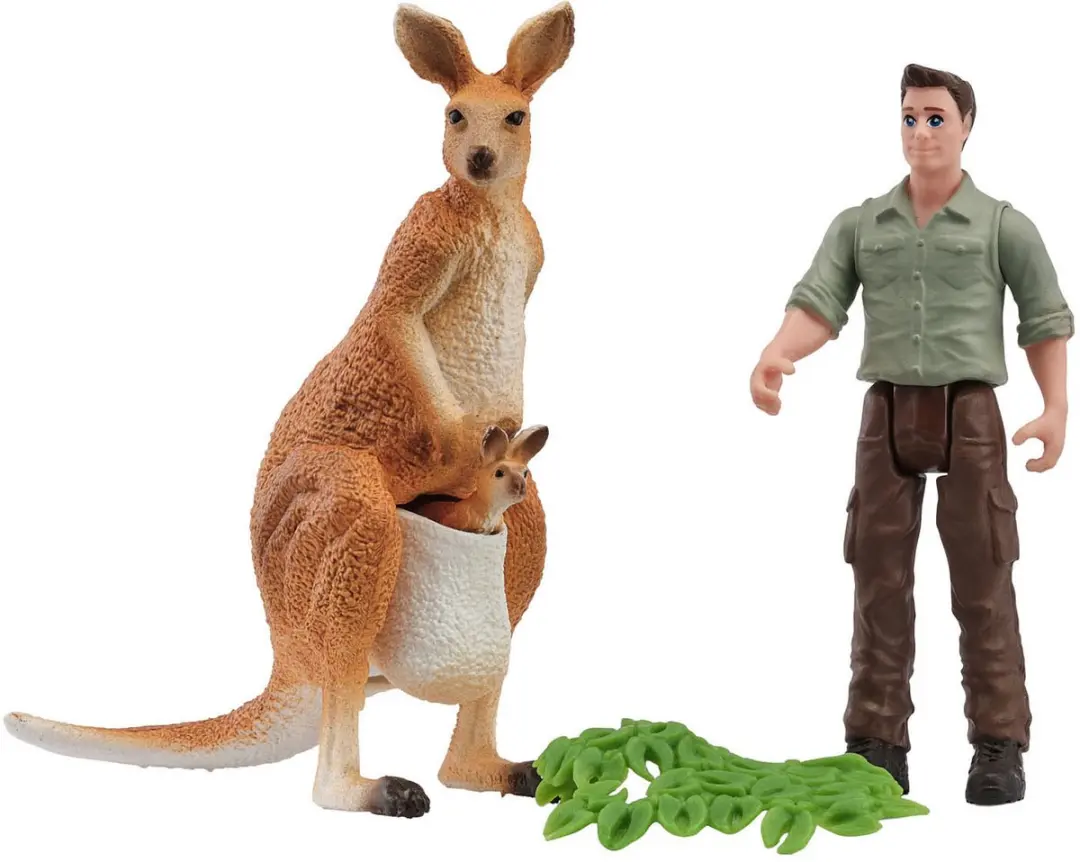 Schleich WILD LIFE Kangoeroetour met Ranger 81540