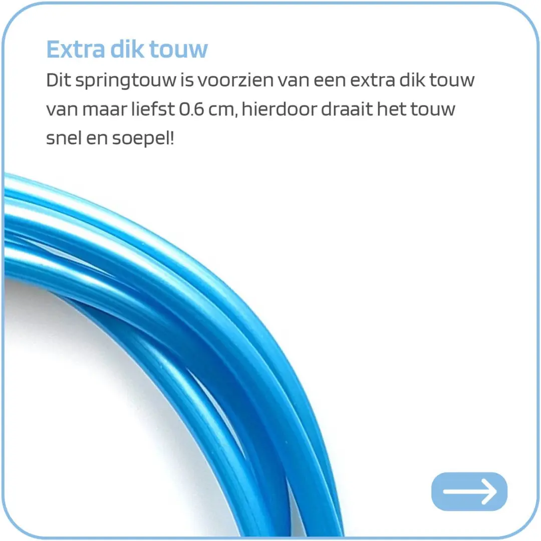 Jobber Springtouw Kinderen - Blauw