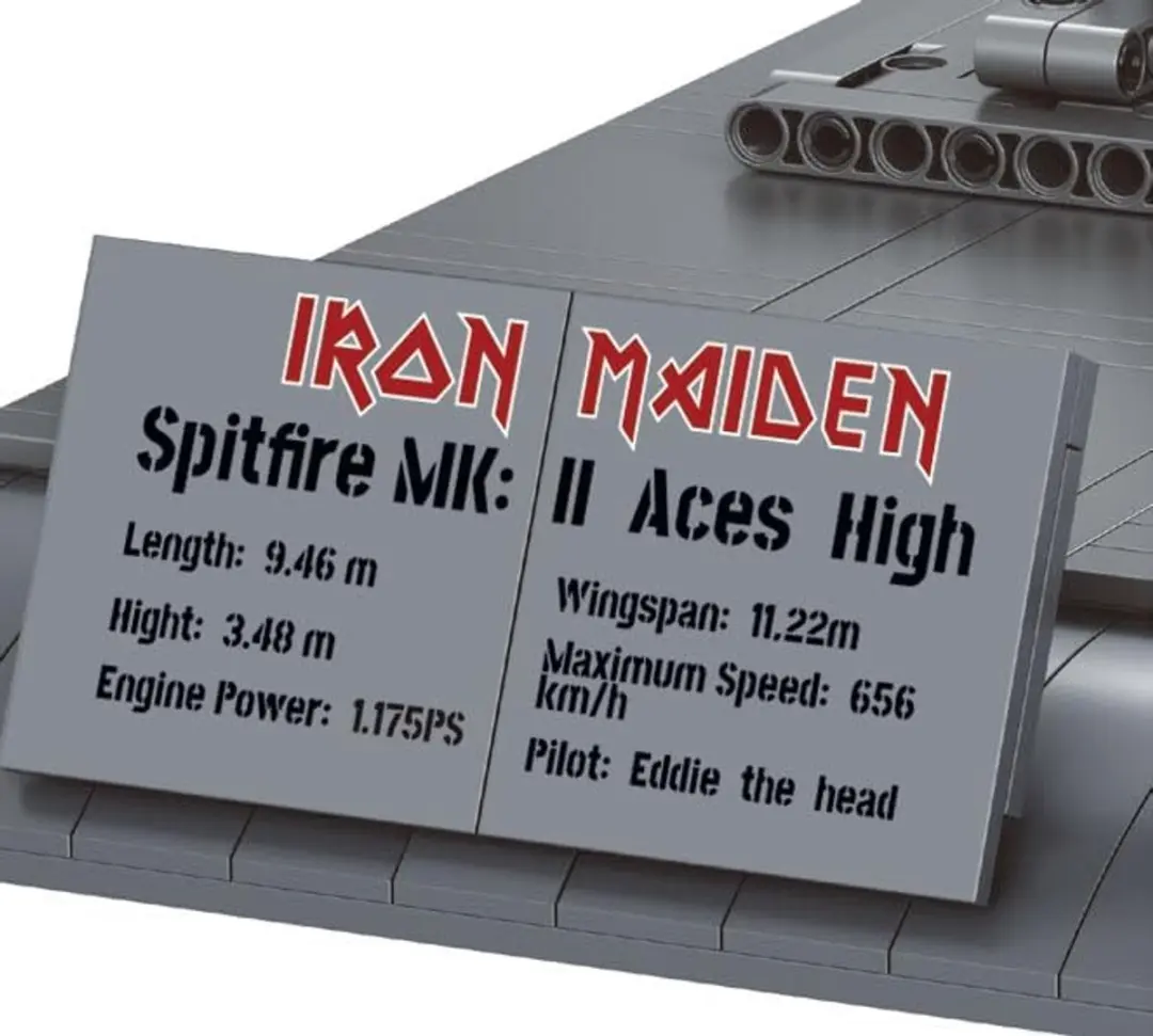 Revell 00962 Brick System Iron Maiden Supermarine Spitfire Mk.IIs - 2813 Onderdelen - Multicolor - afbeelding 6 van 6