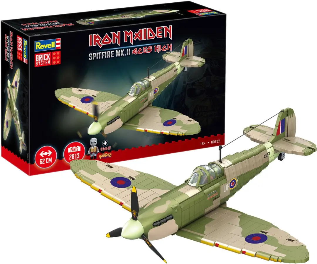Revell 00962 Brick System Iron Maiden Supermarine Spitfire Mk.IIs