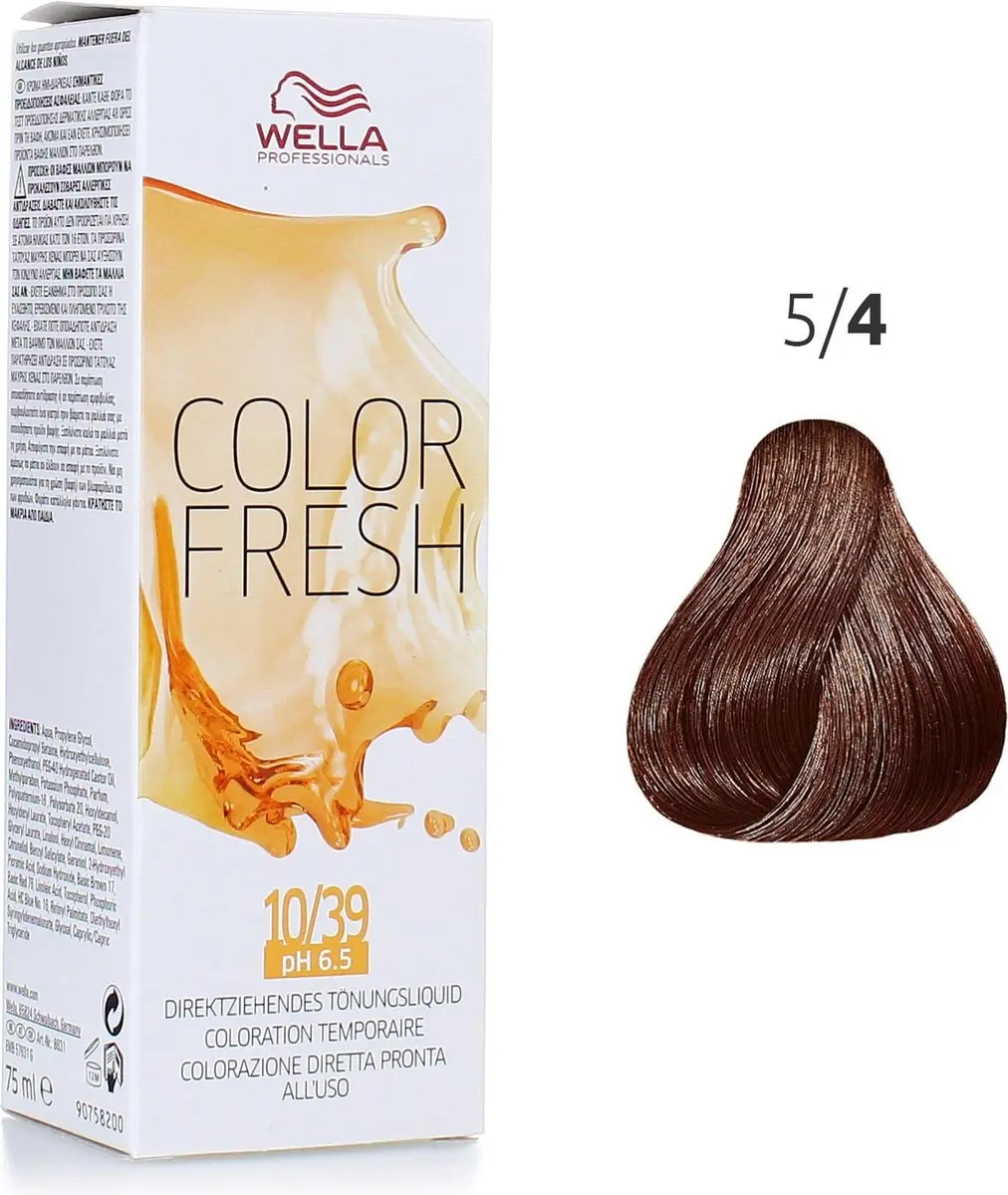 Wella Professionals Color Fresh Haarverf 75ml - Zwart