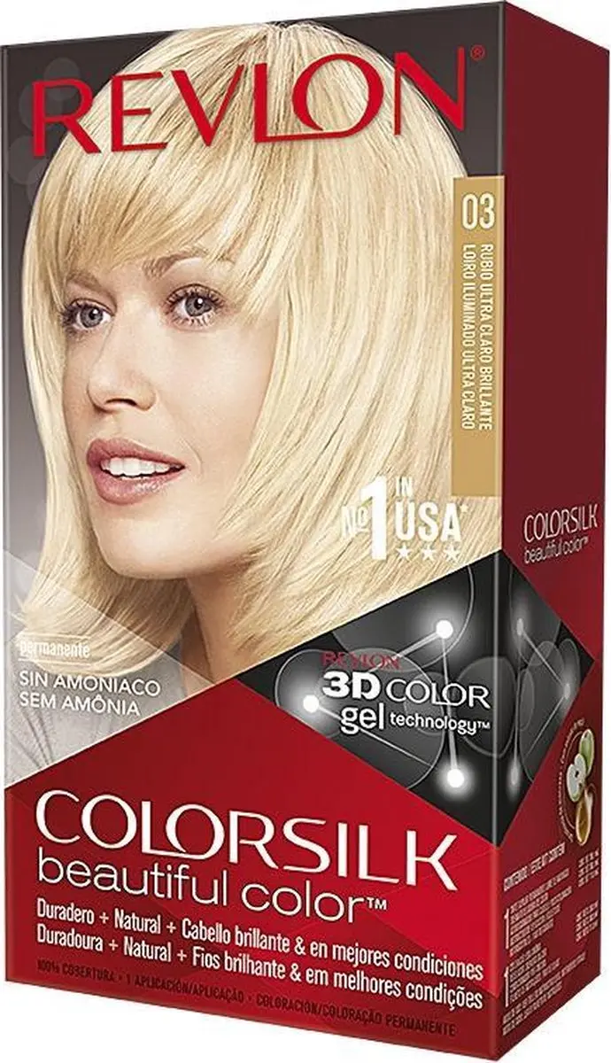 Revlon Colorsilk Dye No Ammonia Extra Licht Blond 3ml