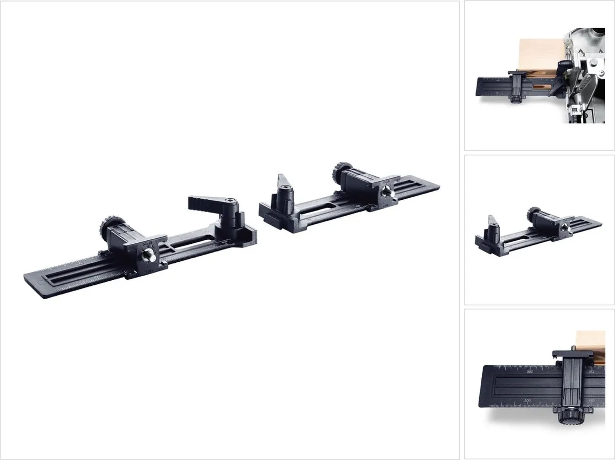 Festool 498590 Dwarsaanslag DF 500/DF 700 - Zwart