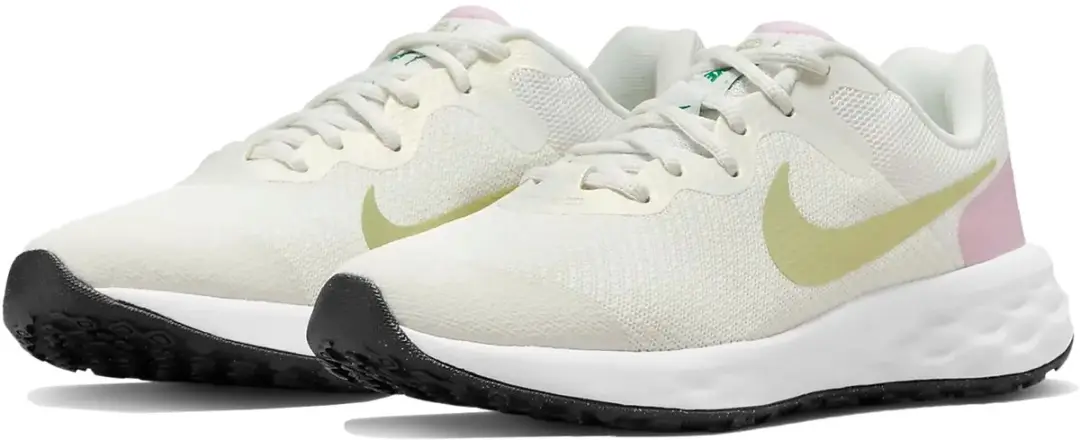 Nike Revolution 6 NN SE GS Hardloopschoenen 36 - Summit White/Honeydew - afbeelding 6 van 6