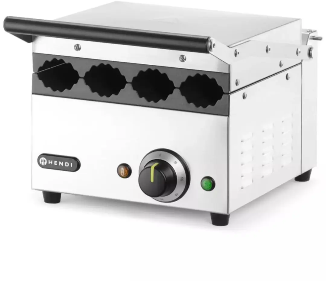 HENDI Contactgrill 4 Sleuven - 385x285x254mm