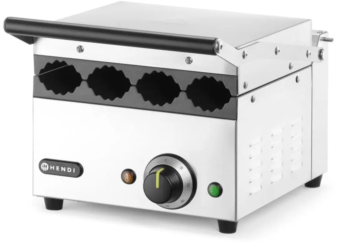HENDI Contactgrill 4 Sleuven - 385x285x254mm