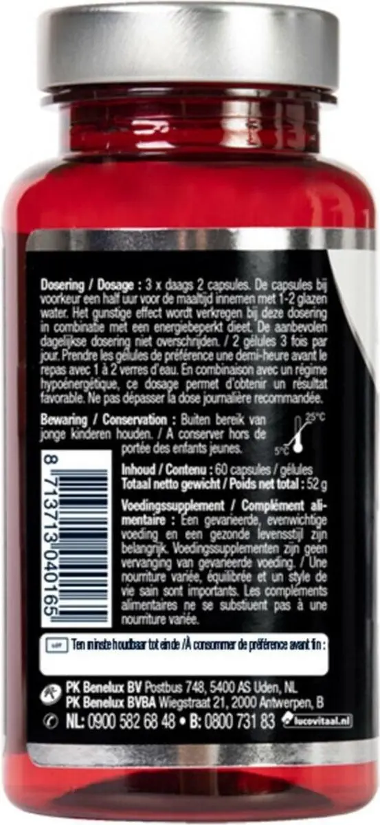 Lucovitaal Ideaal Gewicht Konjacwortel Garcinia Cambogia 180 Capsules - 3x60 Stuks