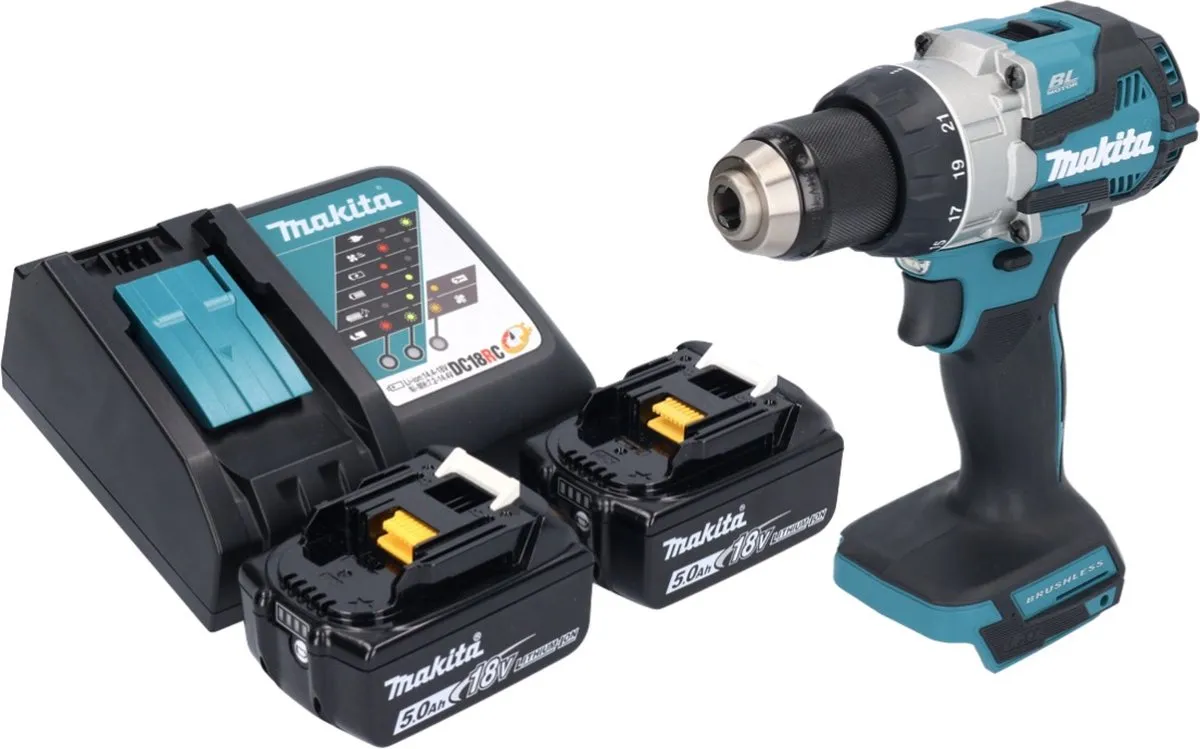 Makita DDF489RT Accuboormachine 18V 73Nm - 2x 5.0Ah