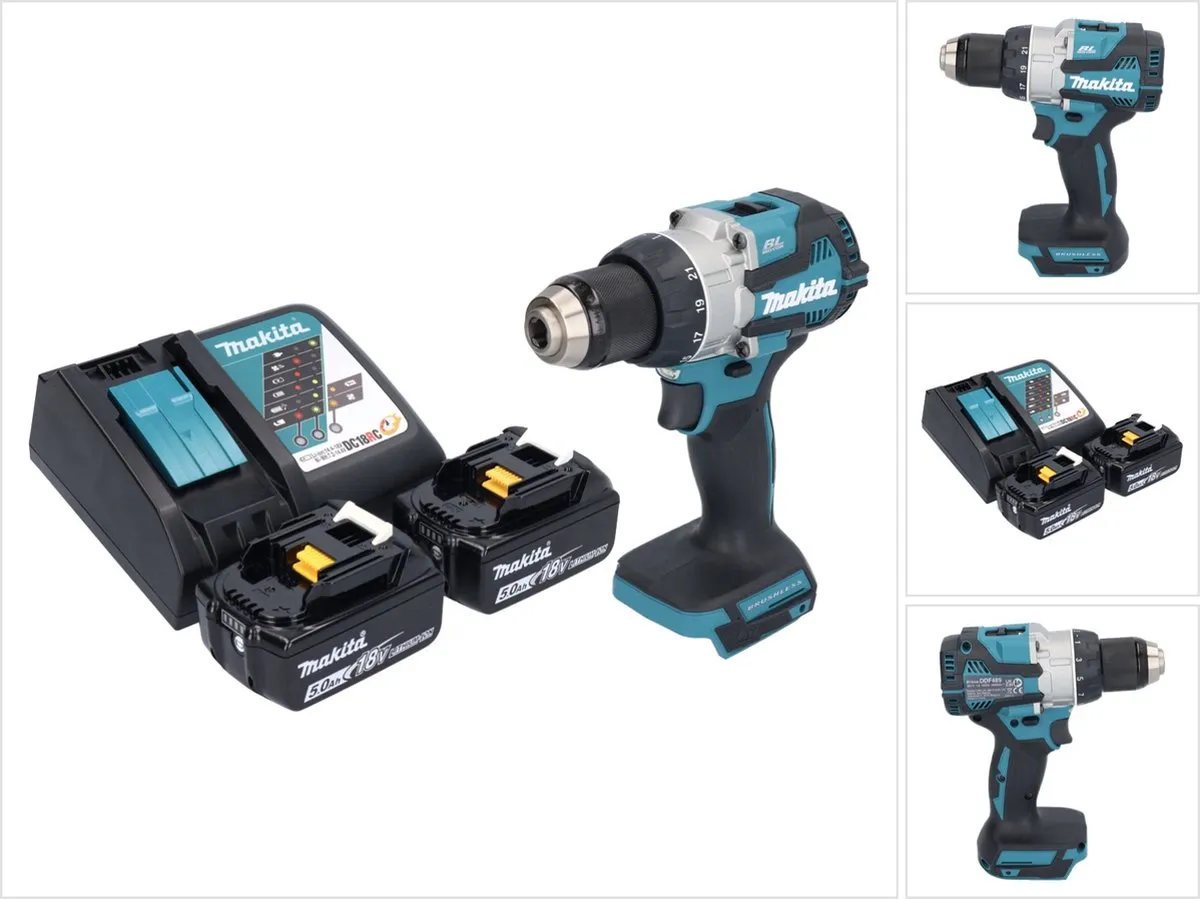 Makita DDF489RT Accuboormachine 18V 73Nm