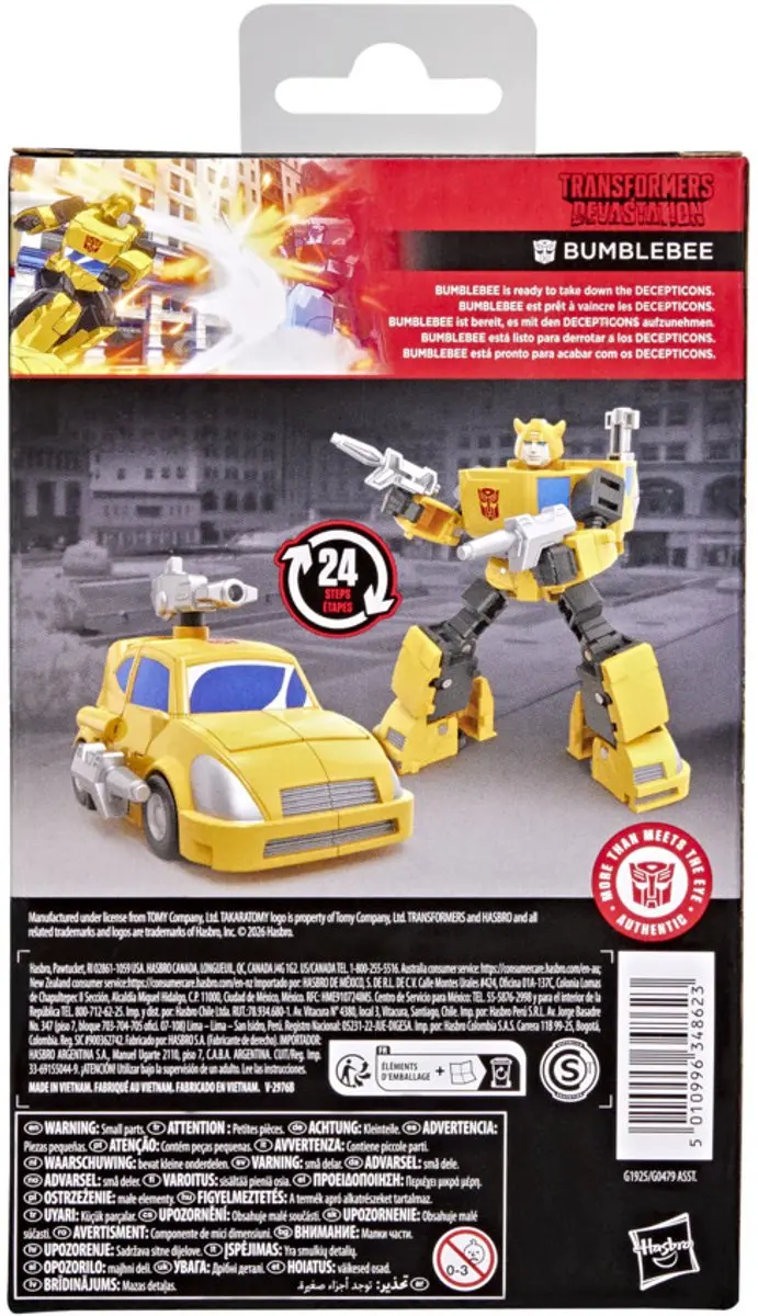 Transformers Studio Series Bumblebee Actiefiguur 10,5cm - Geel