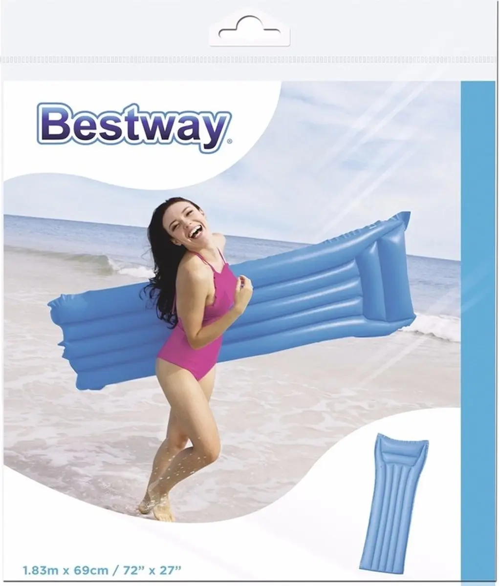 Bestway Basic Luchtbed 183x69cm - Blauw