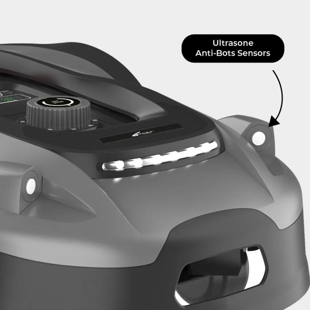 Zoef Robot Hans 2000m² Robotmaaier - Ultrasonisch obstakelherkenning