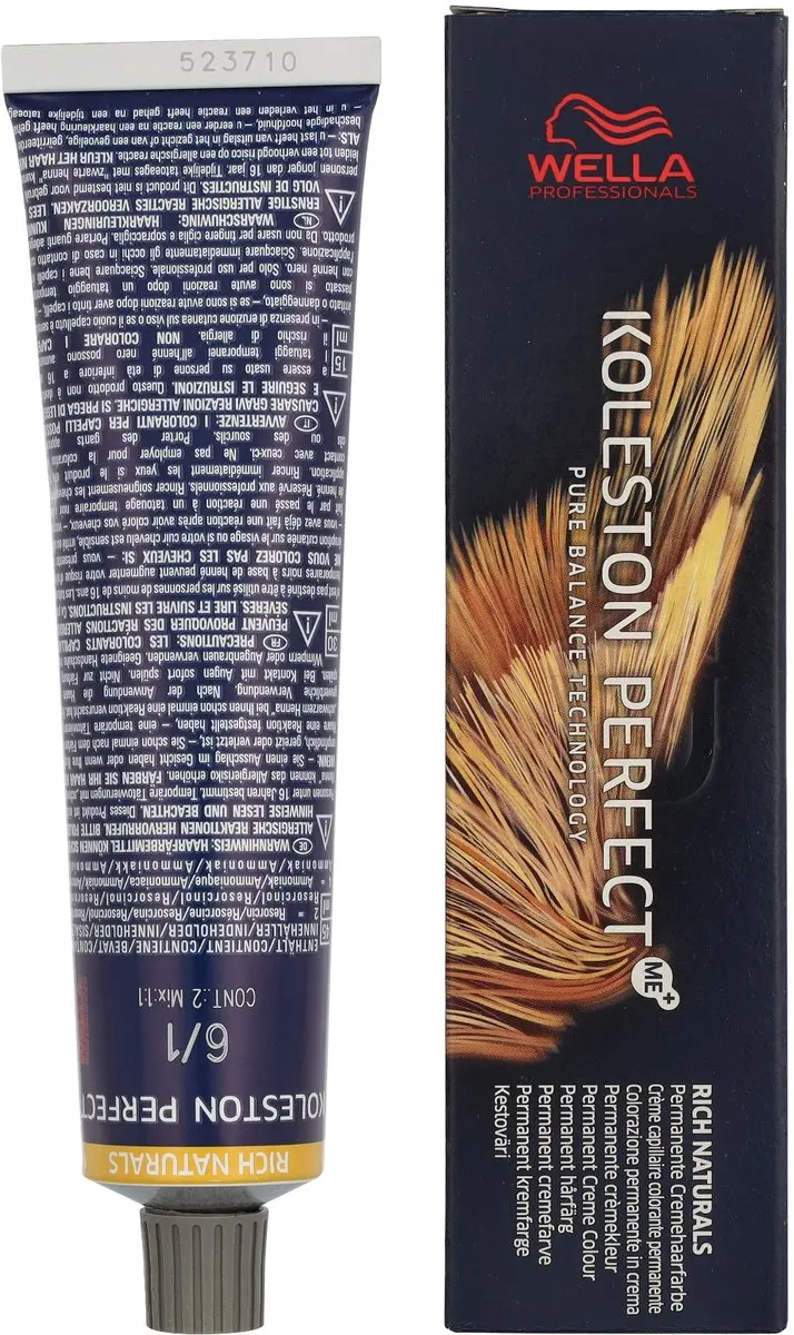 Wella Professionals Koleston Perfect Me+ Haarverf 6/1 60ml - afbeelding 6 van 6
