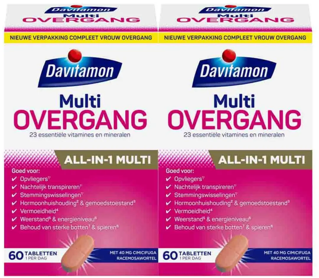 Davitamon Compleet Vrouw Overgang Multivitamine