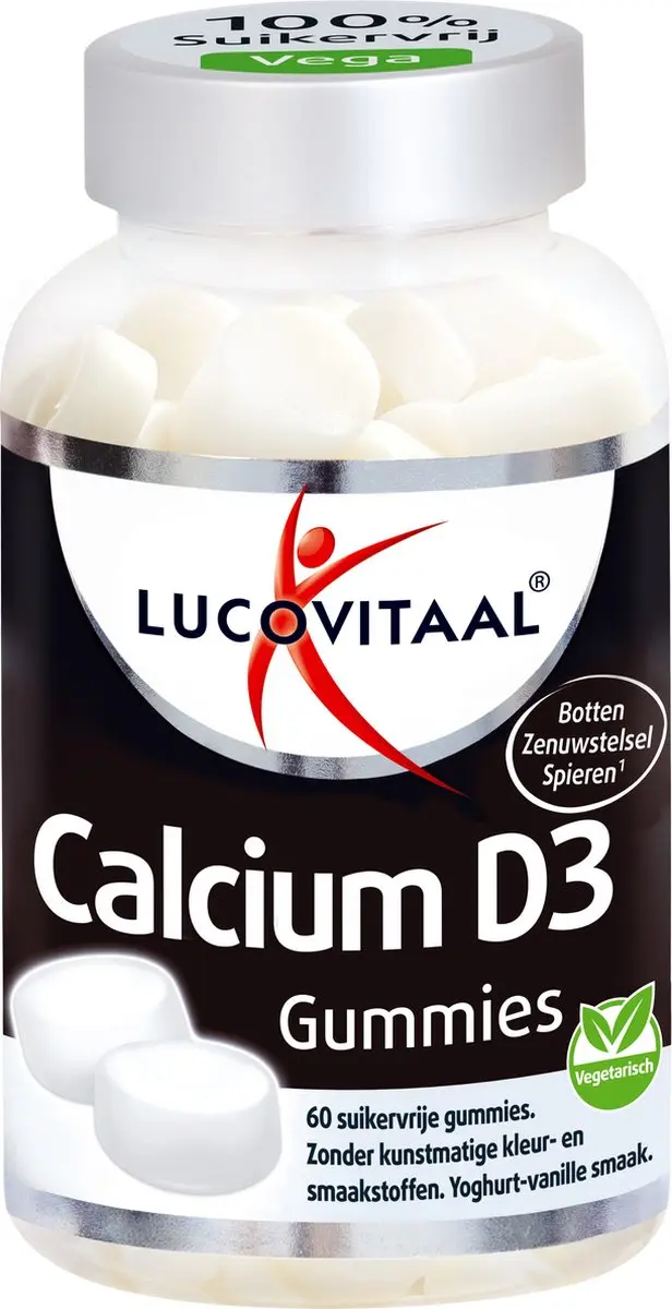 Lucovitaal Calcium D3 Gummies 60 Stuks