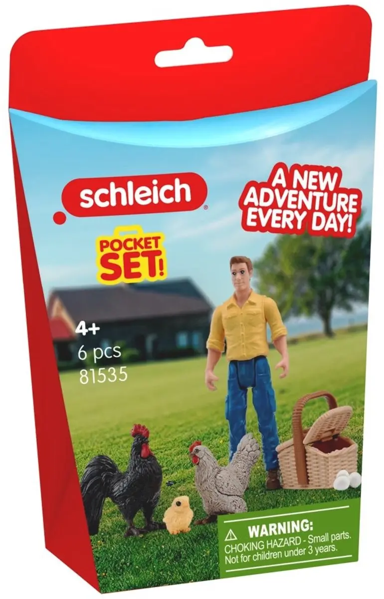 Schleich Farm World Eieren Zoeken 81535 - Meerkleurig