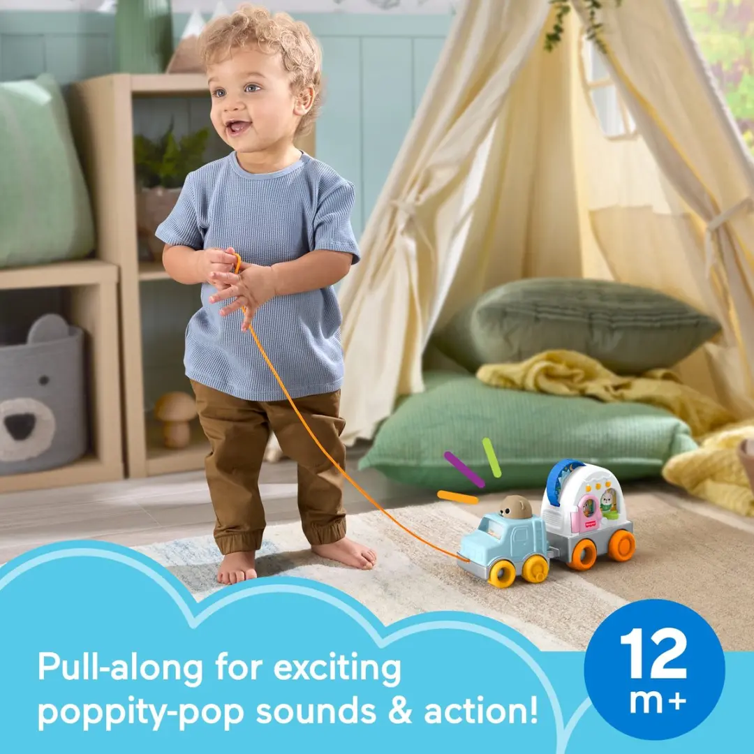 Fisher-Price Vriendschapsbos Meetrekcamper JKD52 - Meerkleurig